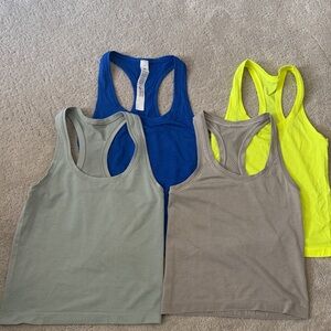 Bundle of lululemon athletica swiftly tanks race length size 2
